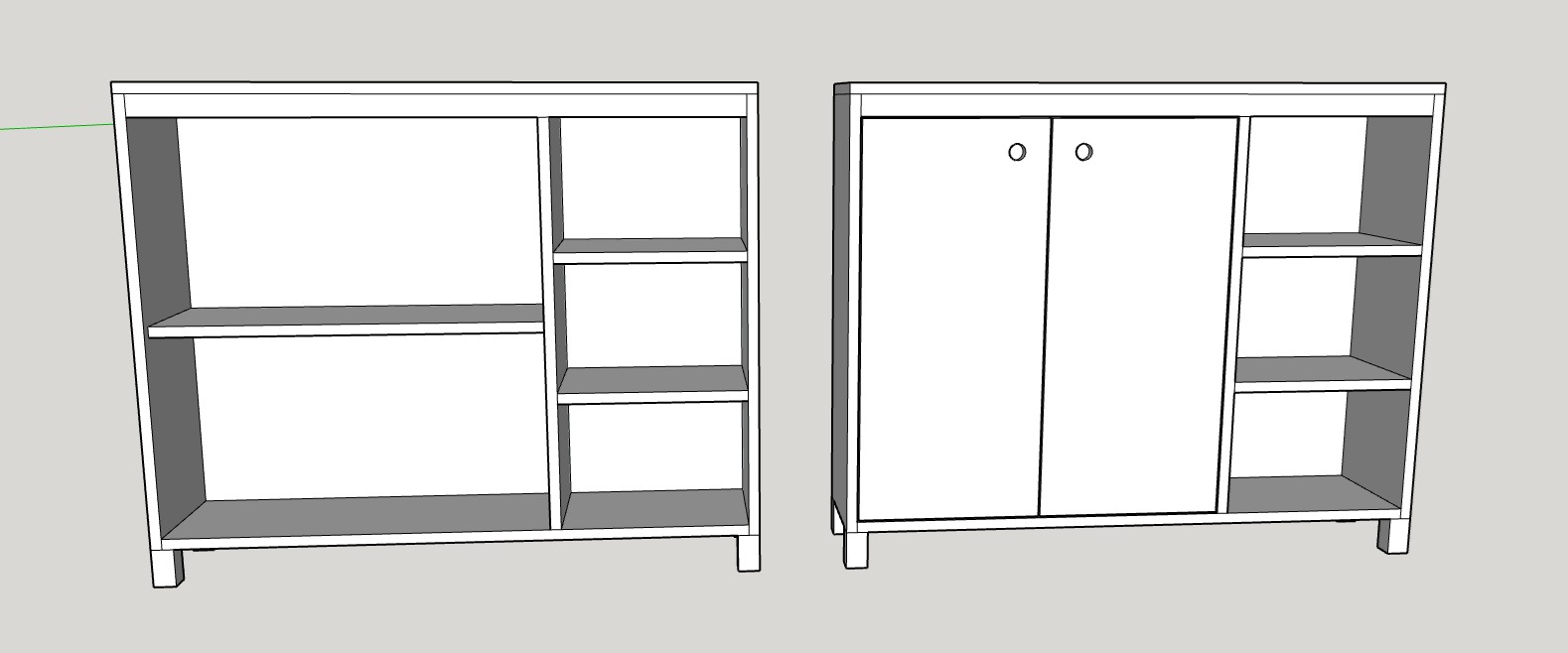Cabinet rendering 2