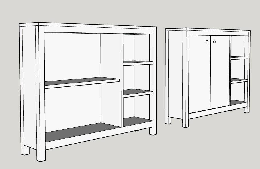 Cabinet rendering 3